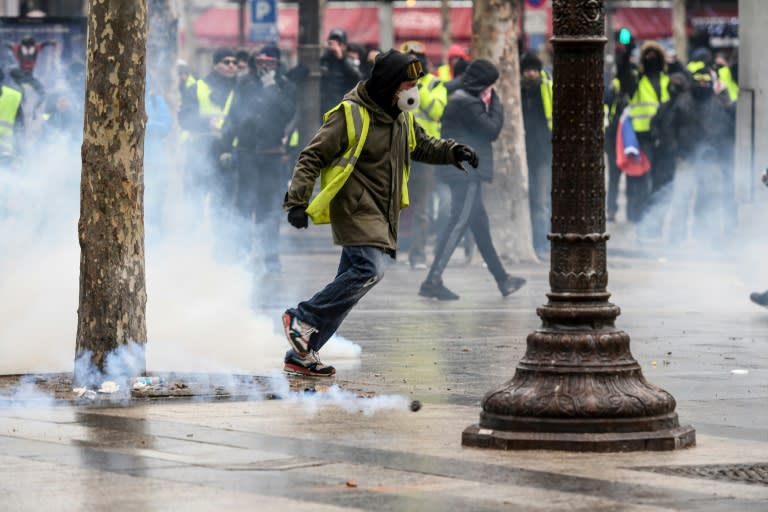 Observers warned that the "yellow vest" movement would leave a bitter legacy for President Emmanuel Macron