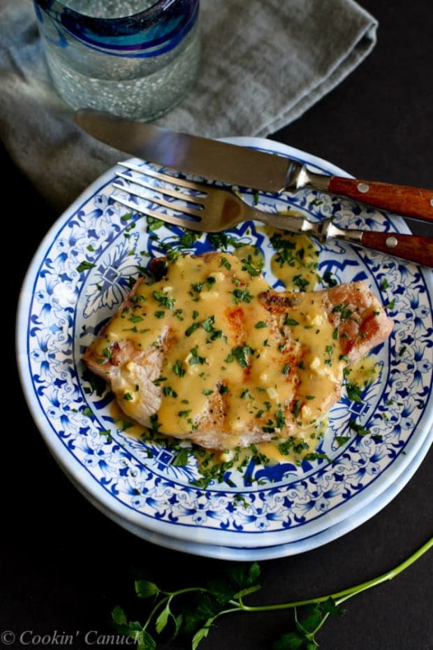 <p><a href="https://www.cookincanuck.com/pork-chops-dijon-maple-sauce-recipe/" rel="nofollow noopener" target="_blank" data-ylk="slk:Cooking Canuck;elm:context_link;itc:0;sec:content-canvas" class="link ">Cooking Canuck</a></p>