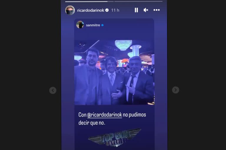 El posteo de los actores argentinos tras sacarse una foto con Tom Cruise 