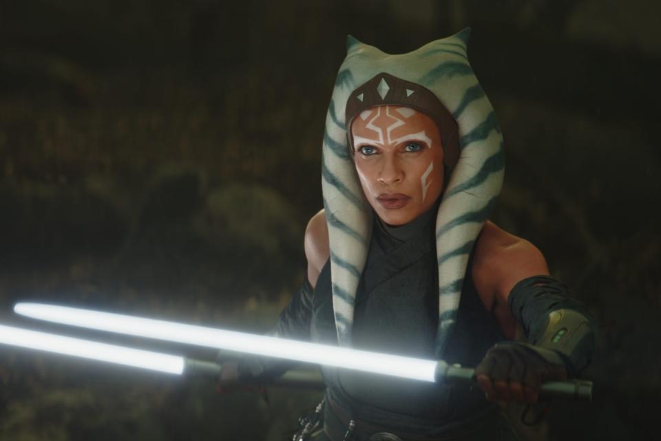 Ahsoka Tano (Rosario Dawson) in Lucasfilm’s THE MANDALORIAN, season two, exclusively on Disney+, (c) 2020 Lucasfilm Ltd. &amp;TM. All Rights Reserved.