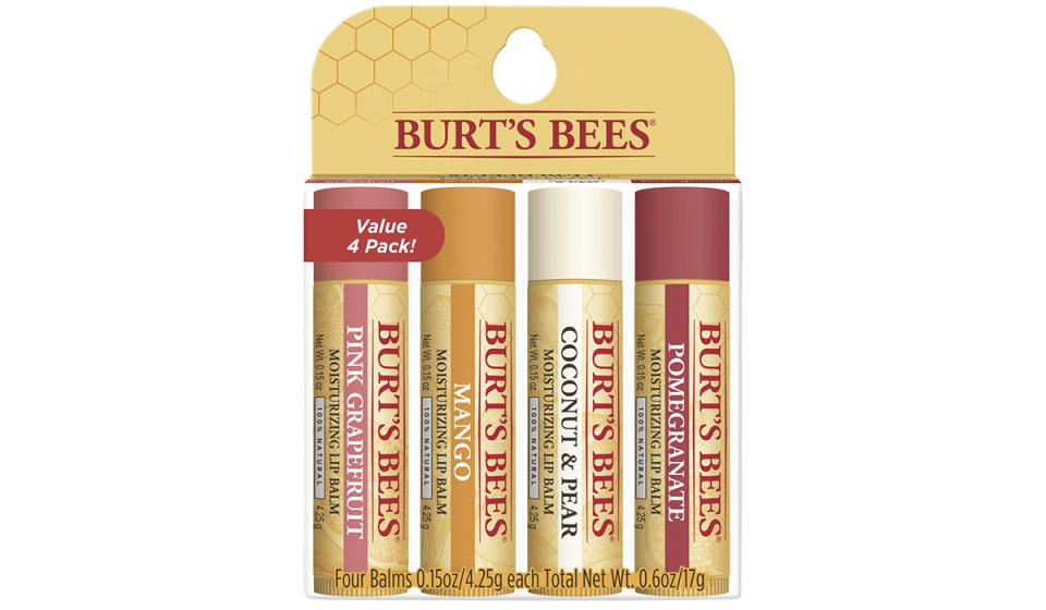 Burt's Bees lip balm 4-pack