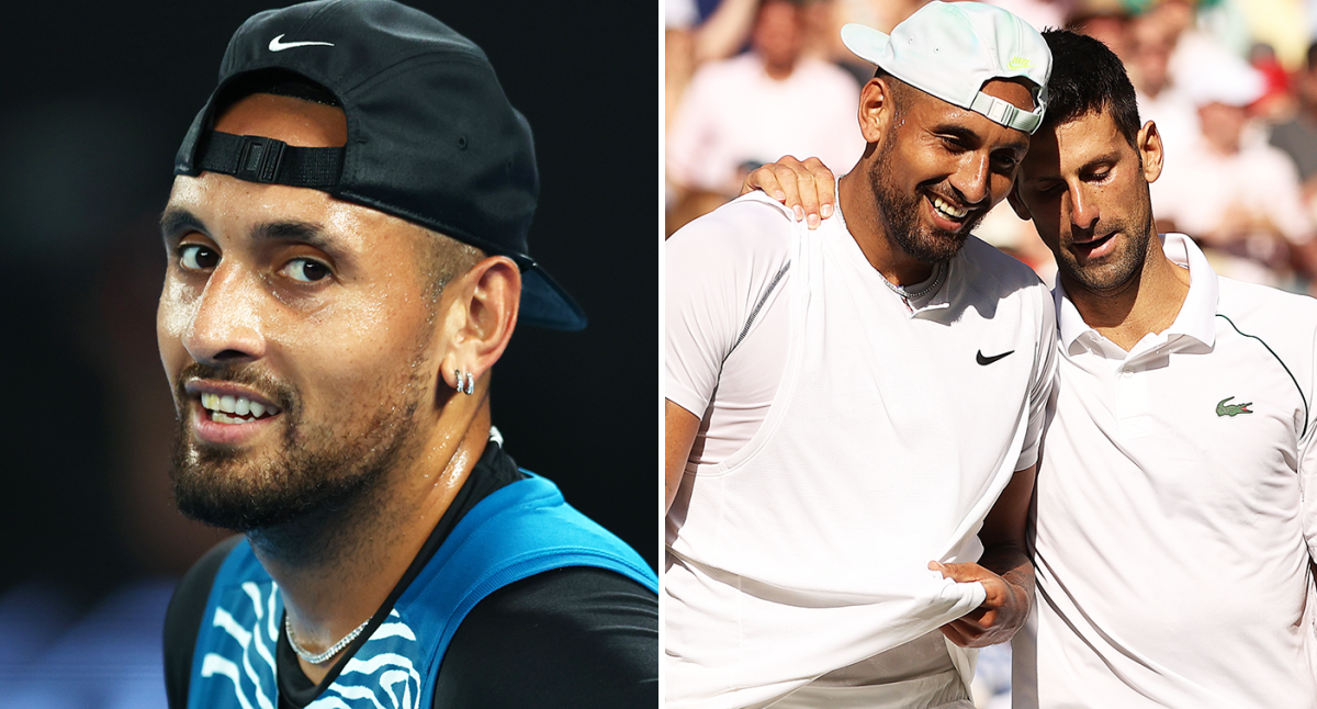 Novak Djokovic makes startling Nick Kyrgios call as Aussie tennis star sets bold goal