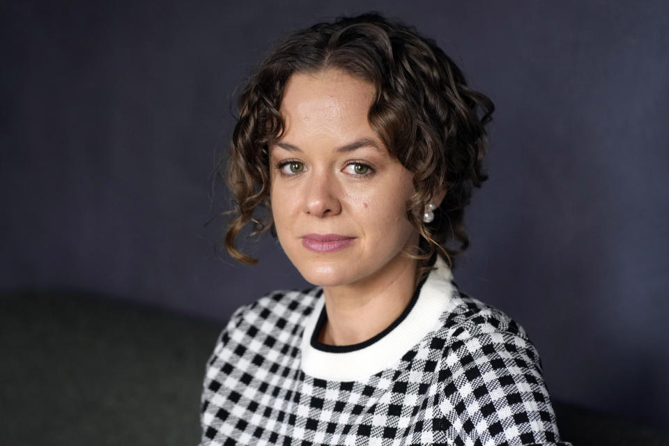 Laura Chinn poses for a portrait to promote her film "Suncoast" during the Sundance Film Festival on Sunday, Jan. 21, 2024, in Park City, Utah. (Photo by Charles Sykes/Invision/AP)