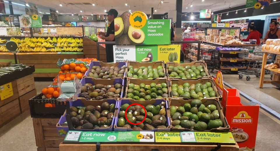 Woolworths has been called out for creating a whole new line of plastic stickers to try and reduce food waste. Source: Woolworths