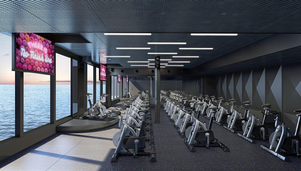 You'll want to work out in this gym.