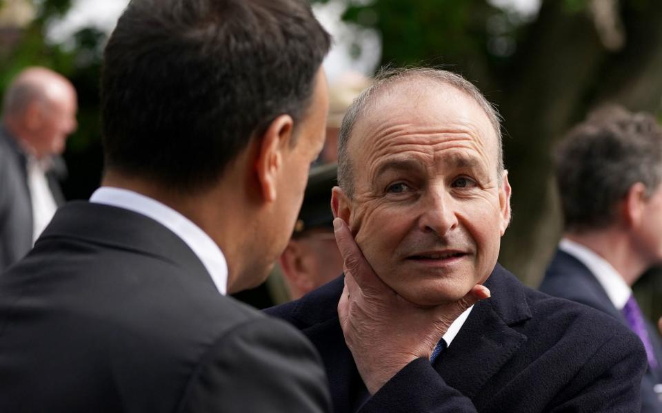 Micheal Martin said power-sharing is "vital" for prosperity in Northern Ireland - PA
