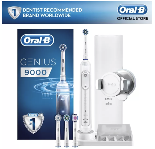 Oral B Genius White [9000] Electric Toothbrush. PHOTO: Lazada