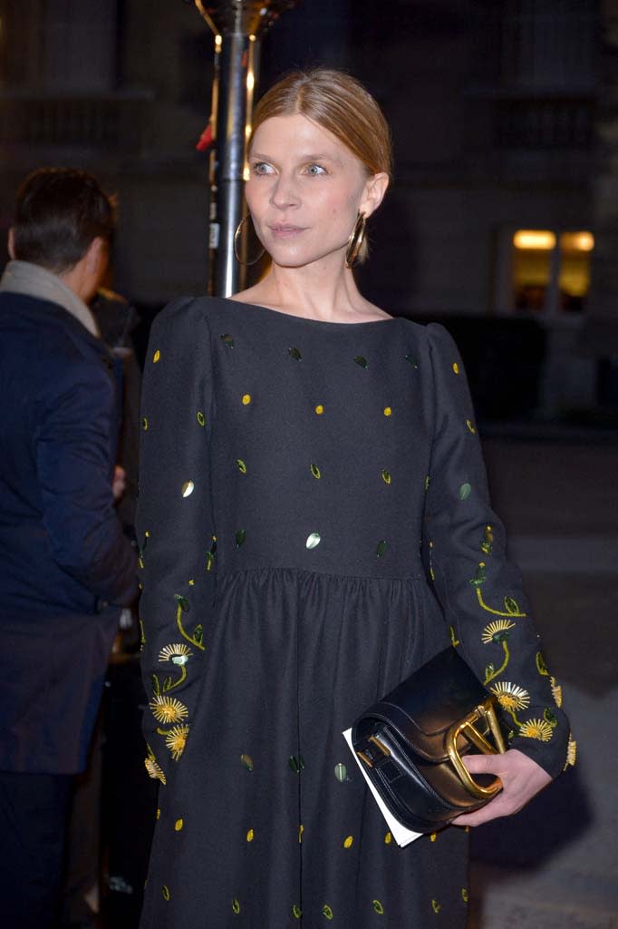 L'actrice Clémence Poésy au défilé Valentino