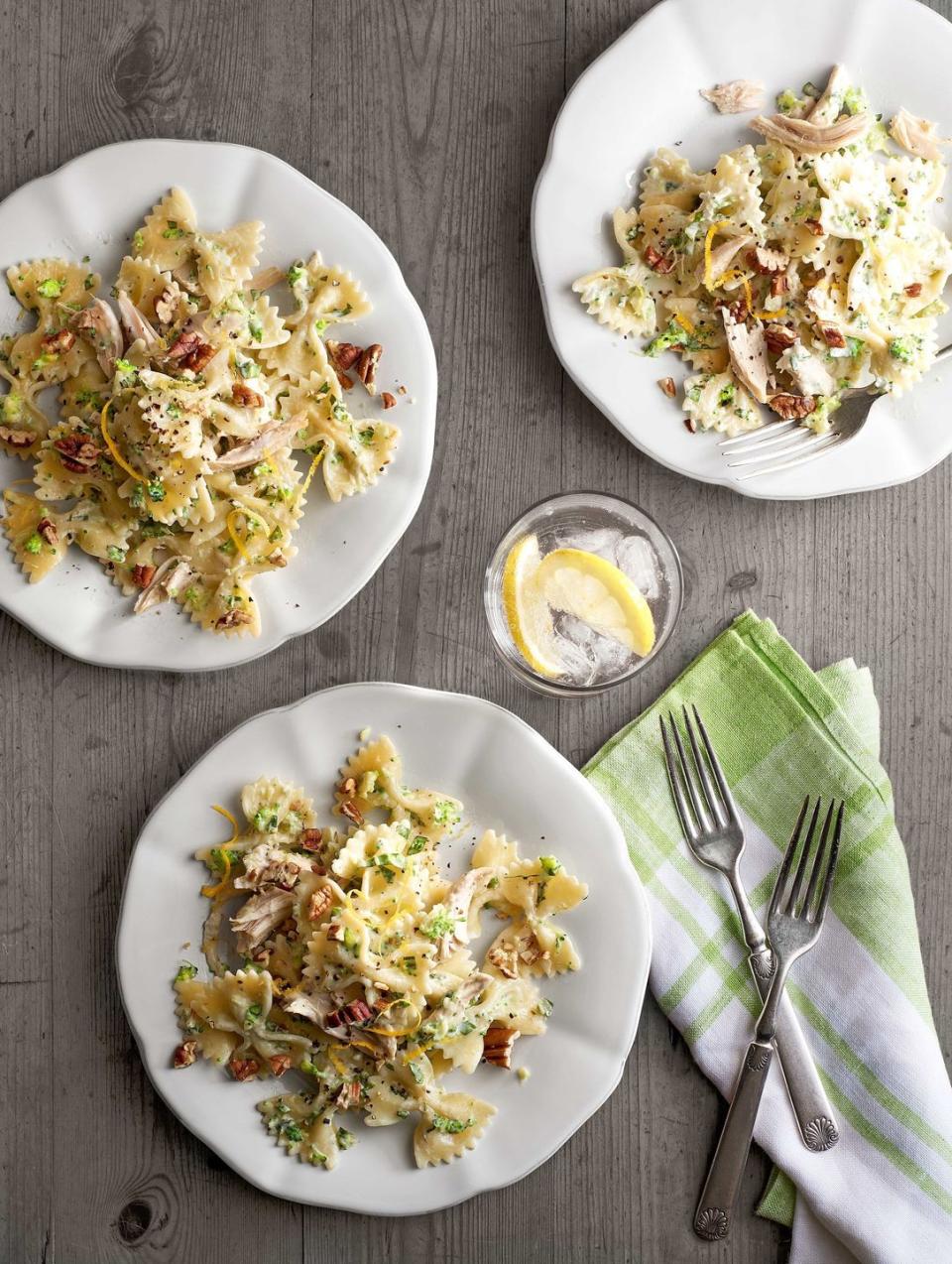 creamy chickenandbroccoli pesto bow ties