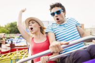 <p>Get an adrenaline rush and go to a local amusement park. Ride rollercoasters, get soaked on the log flume, and eat tons of cotton candy (...<em>after</em> the roller coaster).</p>