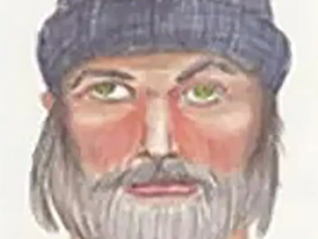 A police composite sketch of the ‘I-65 Killer,’ a serial killer who stalked the highways of Indiana, Kentucky and Ohio in the late 1980s. He raped and killed three women and sexually assaulted and stabbed a fourth, though she managed to escape. All of the women worked as clerks at motels along I-65. (FBI)
