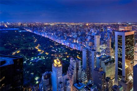 The CitySpire condominium sits in the heart of New York City, and offers amenities such as a 24-hour doorman-concierge, a live-in resident manager, a fitness center and 50-foot pool, and a garage. Carnegie Hall and the famed Fifth Avenue shopping district are nearby, as well. (Photo by Evan Joseph/Prudential Douglas Elliman)