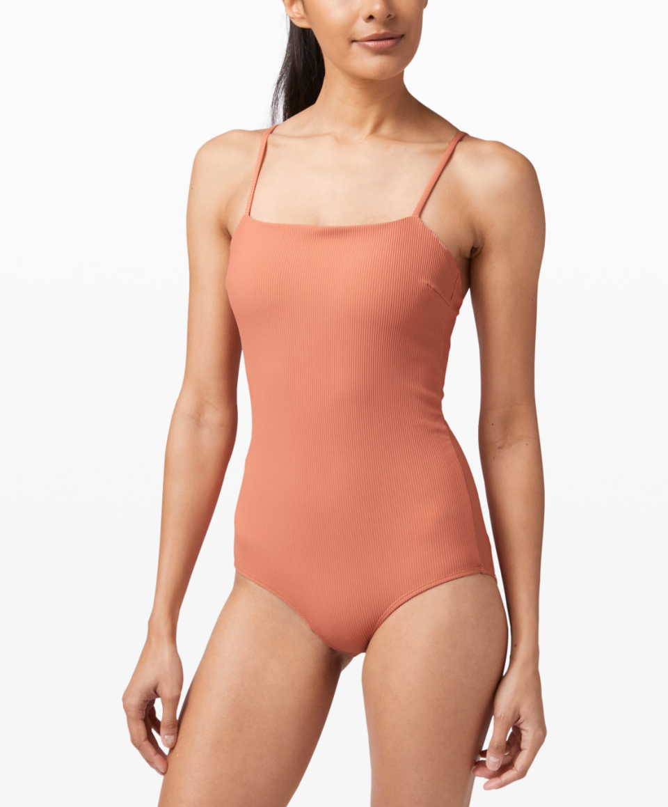 Pool Play Full Bum One-Piece. Image via Lululemon.