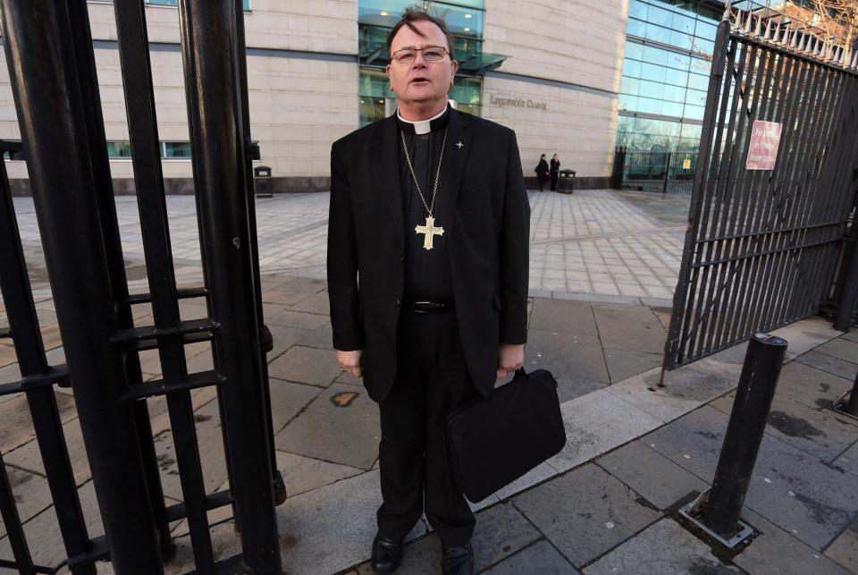 Buckley outside Belfast Crown Court in 2013