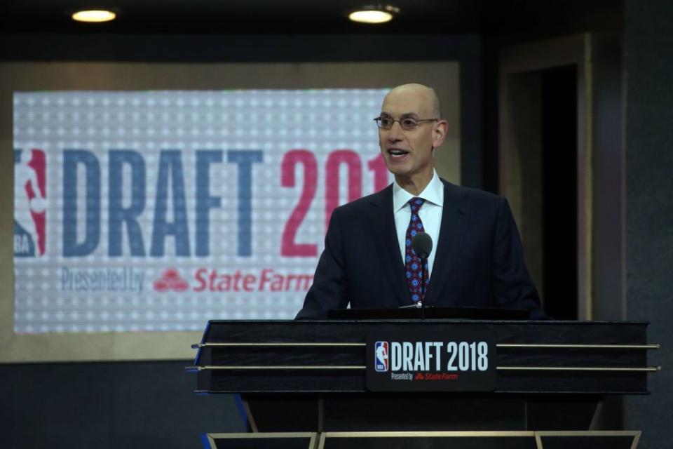 NBA commissioner Adam Silver will not be welcoming high school players to the league for at least a few more years. (Getty Images)