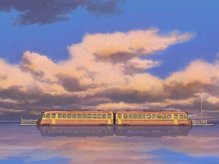 spirited away train scene