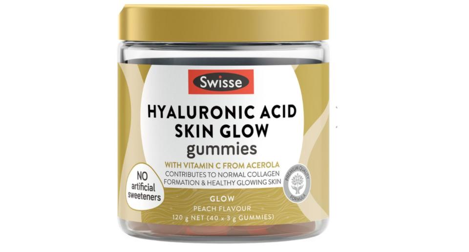 Hyaluronic Acid Skin Glow Gummies, $29.99