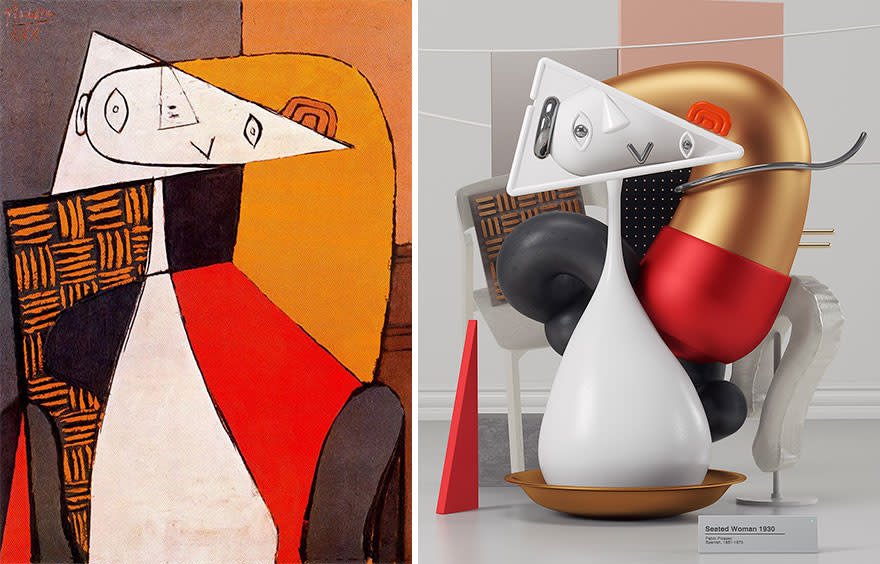 Recrea obras de Pablo Picasso, ¡en 3D!
