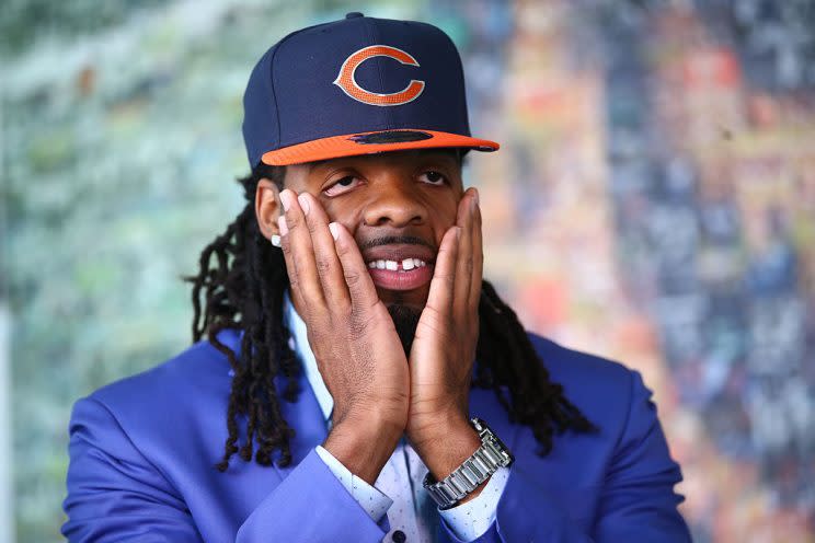 Kevin White's development is one of the key stories for the Bears in 2016. (Chris Walker/Chicago Tribune/TNS via Getty Images)