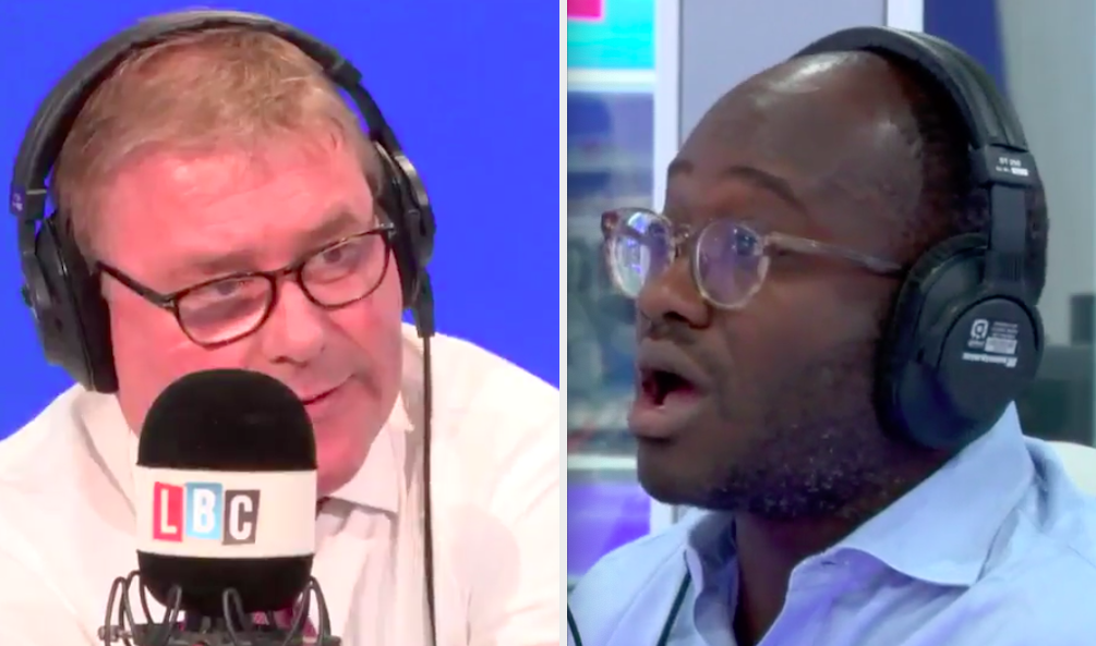 Mark Francois (right) criticised former Tory Sam Gyimah for defecting to the Lib Dems (LBC)