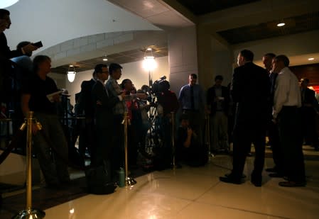 Republicans arrive for the testimony of Fiona Hill to the U.S. House of Representatives impeachment inquiry into U.S. President Trump