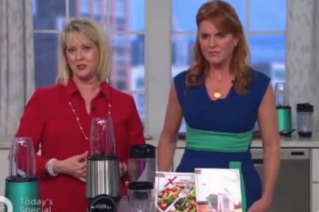 Sarah Ferguson sells blenders on QVC