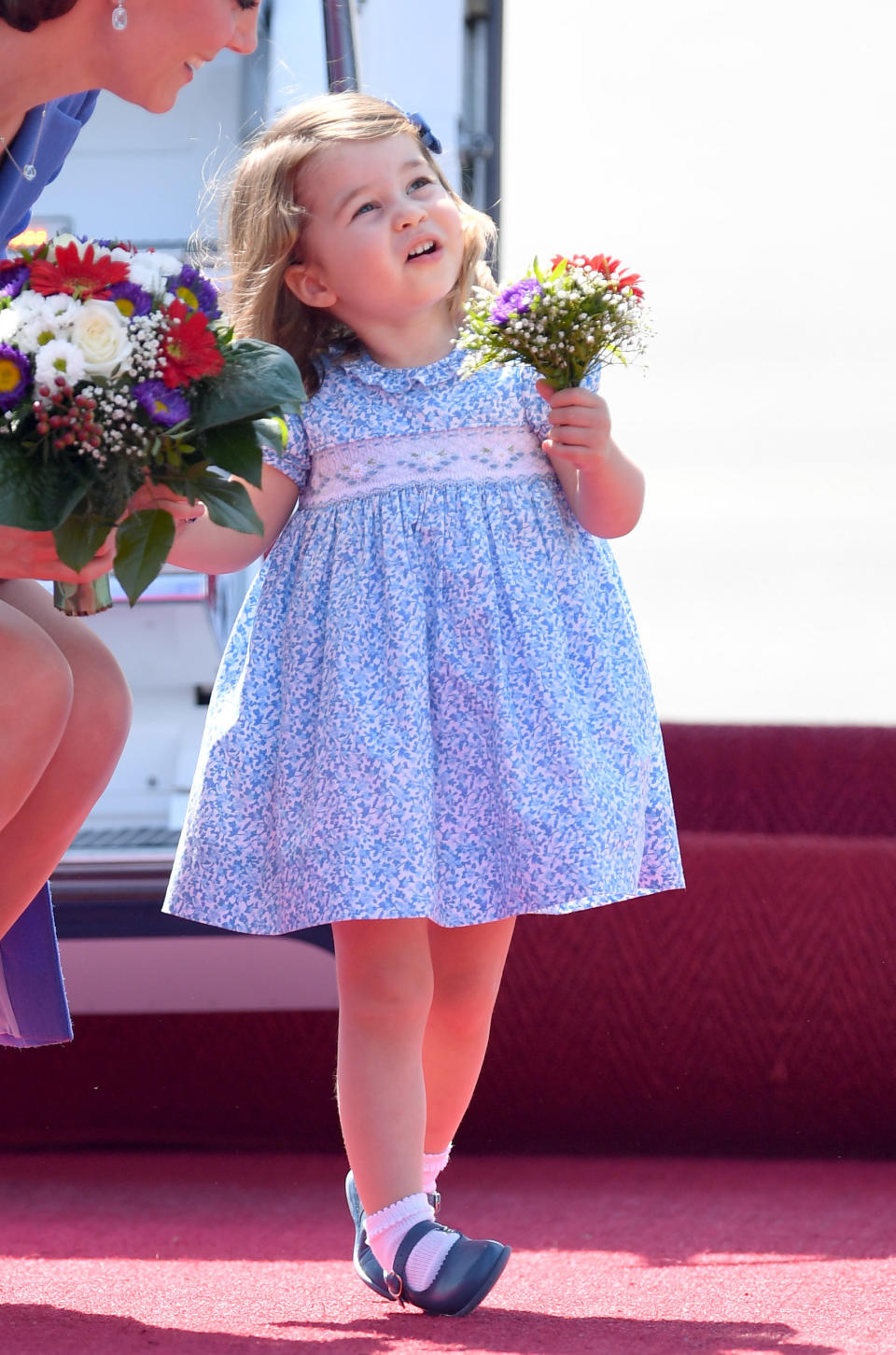 Princess Charlotte makes the perfect flower girl.&nbsp; (Photo: Karwai Tang via Getty Images)