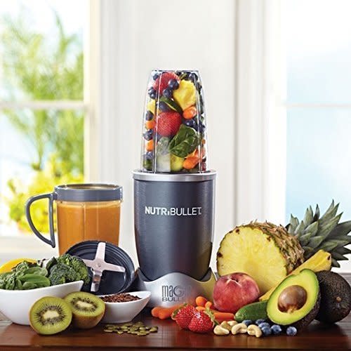 &ldquo;I cannot live without my <strong><a href="https://www.amazon.com/NutriBullet-NBR-1201-12-Piece-High-Speed-Blender/dp/B007TIE0GQ" target="_blank" rel="noopener noreferrer">NutriBullet</a></strong>. I use it at least three times per day,&rdquo; says <a href="https://www.instagram.com/taylorwalkerfit/?hl=en"><strong>Taylor Walker</strong></a>, a certified personal trainer, holistic health coach, fitness model and new mother. She uses hers to whip up smoothies, as well as coffee drinks, soups and dips. Her trick is to keep frozen organic berries on hand to make a delicious breakfast or healthy treat at a moment&rsquo;s notice.