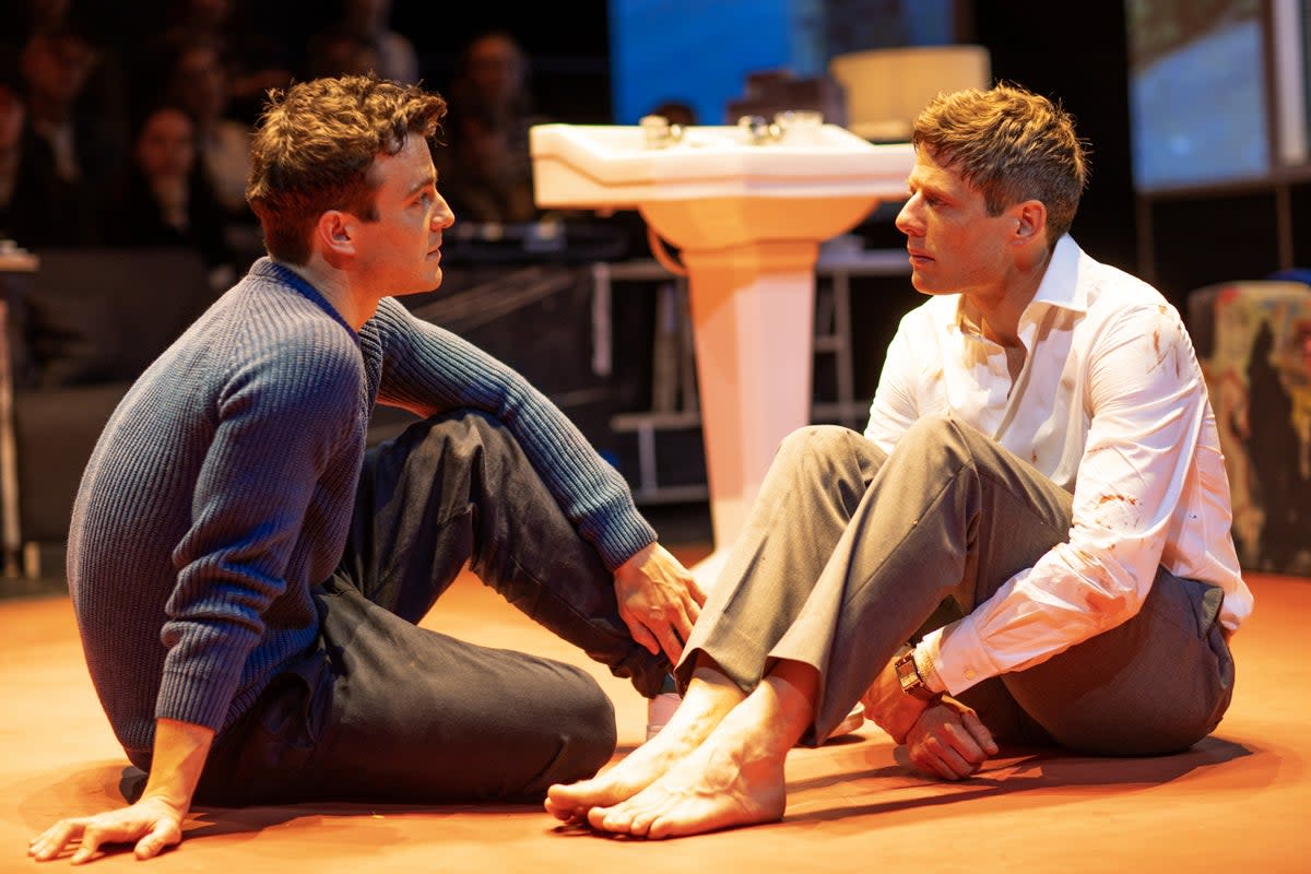 Luke Thompson and James Norton in A Little Life (Jan Versweyveld)