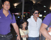 While most Bollywood celebrities shy away from bringing their children in front of the media, King Khan — known for being a trendsetter in many ways — is breaking the age- old trend. Accompanying her father, Suhana was seen supporting her star dad throughout the match, looking happy and cheerful; the match was clinched by SRK’s team.