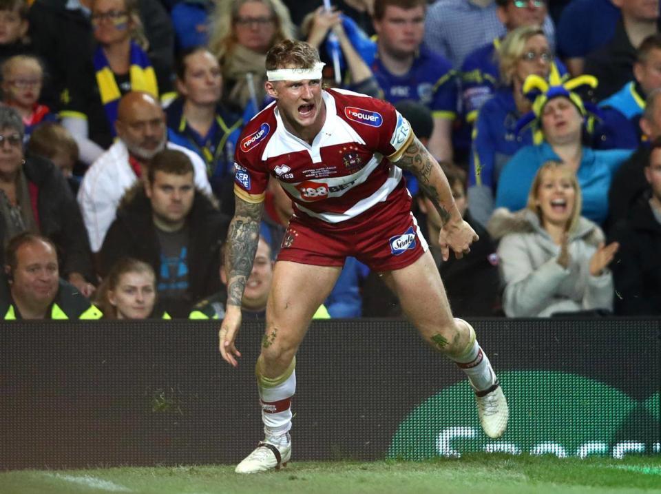 Dom Manfredi was Wigan's hero on a memorable day (Getty)