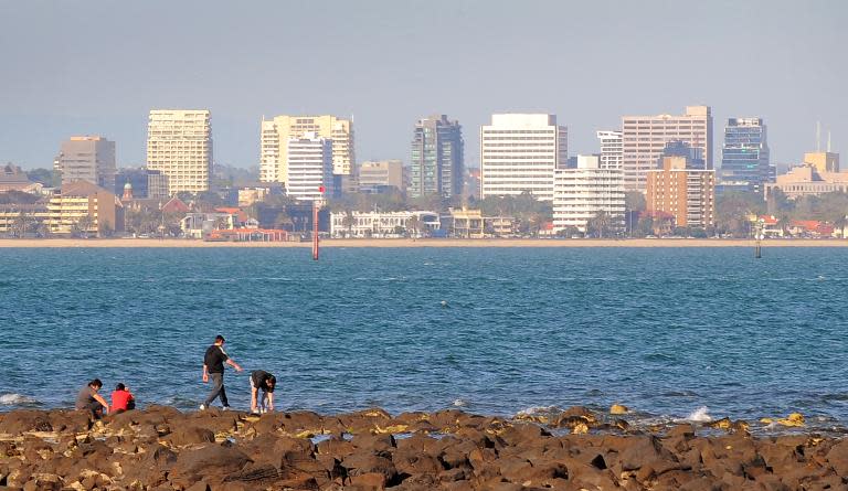 Melbourne skyline, pictured in 2009