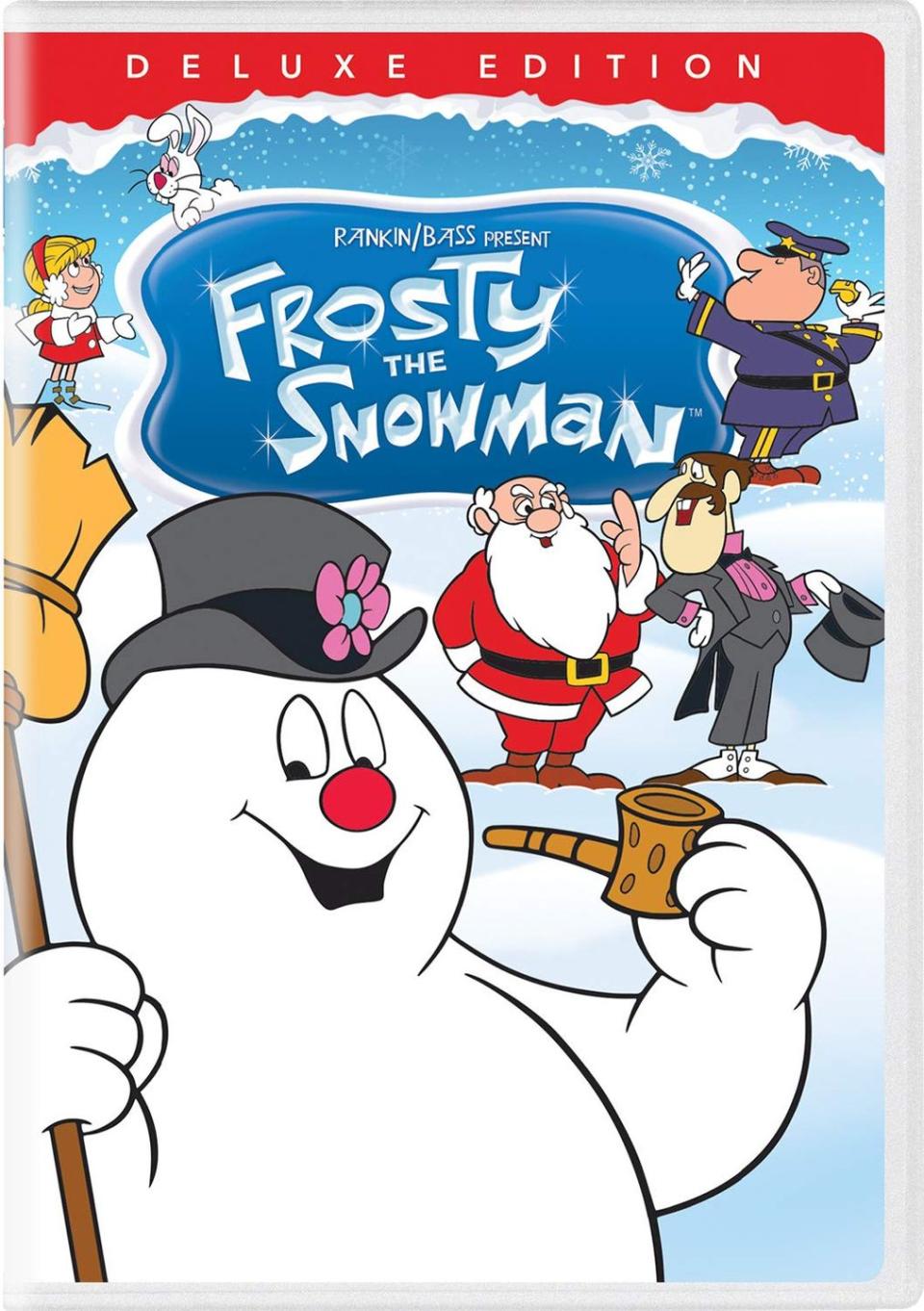 <p>Another Rankin/Bass TV special from the '60s that deserves its own place on this list, Frosty brings joy to us all every year.</p><p><a class="link " href="https://www.amazon.com/Frosty-Snowman-Jimmy-Durante/dp/B07GQZKSN5/?tag=syn-yahoo-20&ascsubtag=%5Bartid%7C10067.g.38414559%5Bsrc%7Cyahoo-us" rel="nofollow noopener" target="_blank" data-ylk="slk:WATCH NOW;elm:context_link;itc:0;sec:content-canvas">WATCH NOW</a> </p>