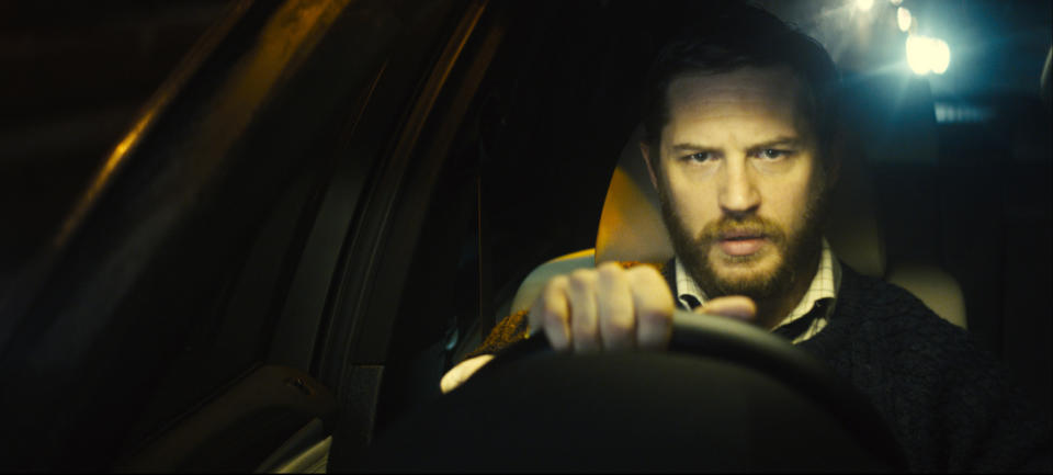 This image released by A24 Films shows Tom Hardy in "Locke." (AP Photo/A24 Films)