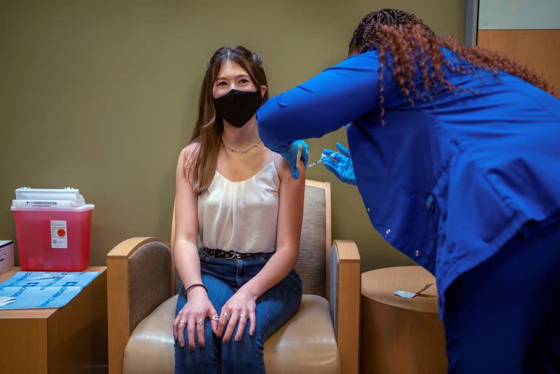 FILE PHOTO: FILE PHOTO: CDC approves Pfizer vaccine for teenagers