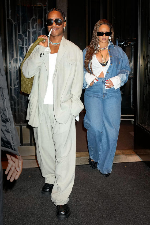 ASAP Rocky & Rihanna at Carbone