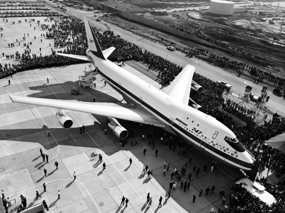 First Boeing 747