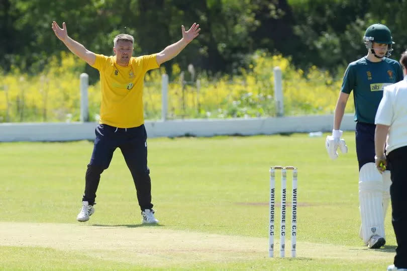 Lee Johnson picked up three wickets for Whitmore and then helped them to the winning line with the bat.