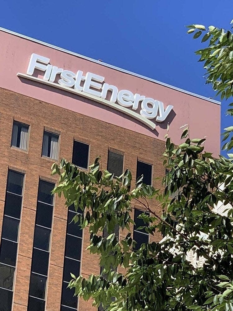 FirstEnergy Corp. headquarters at Cascade Plaza in downtown Akron.