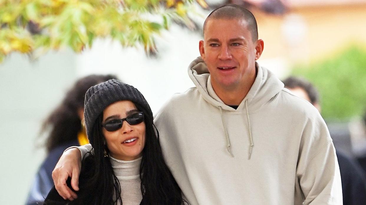 Zoë Kravitz and Channing Tatum Hold Hands on Their Way to Lunch in N.Y.C.