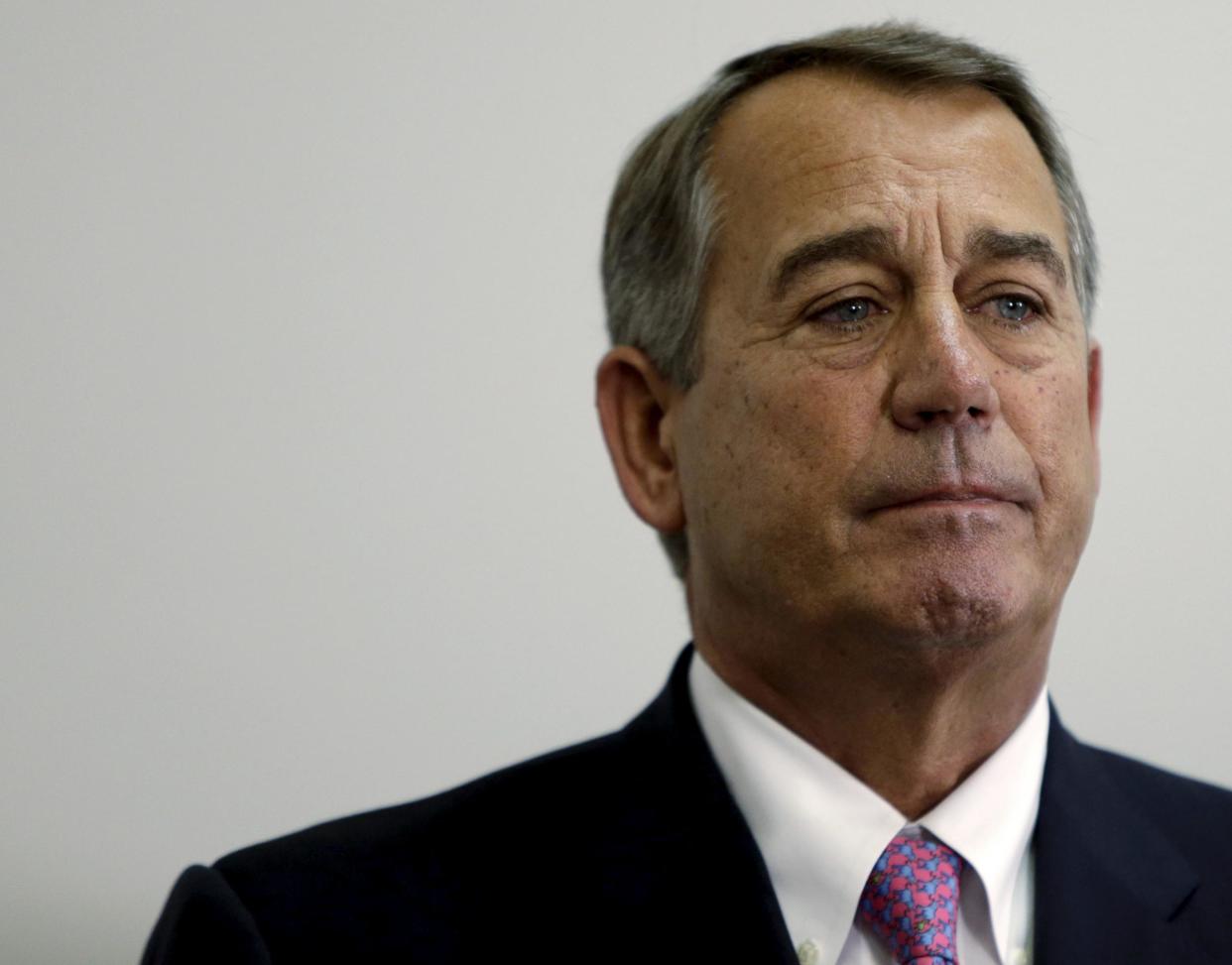 Former Speaker of the House John Boehner in Washington on October 27, 2015: REUTERS/Gary Cameron/File Photo