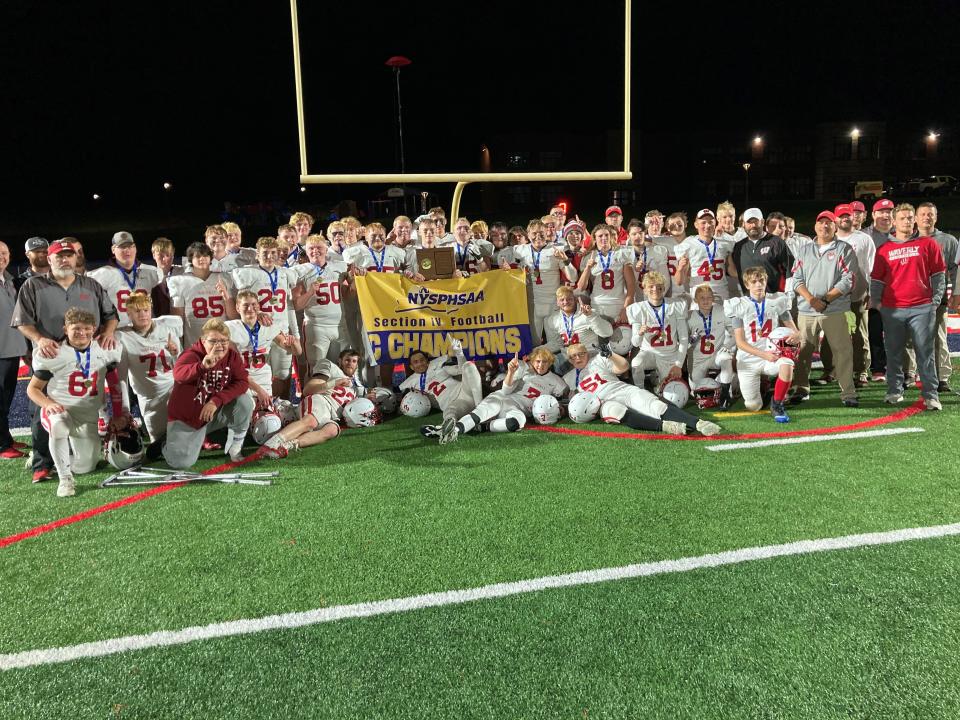 Section 4 Class C football champion Waverly Wolverines, Nov. 11, 2022