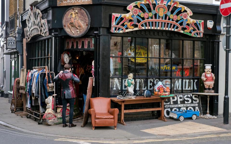 A vintage shop in Margate Old Town - Alamy 