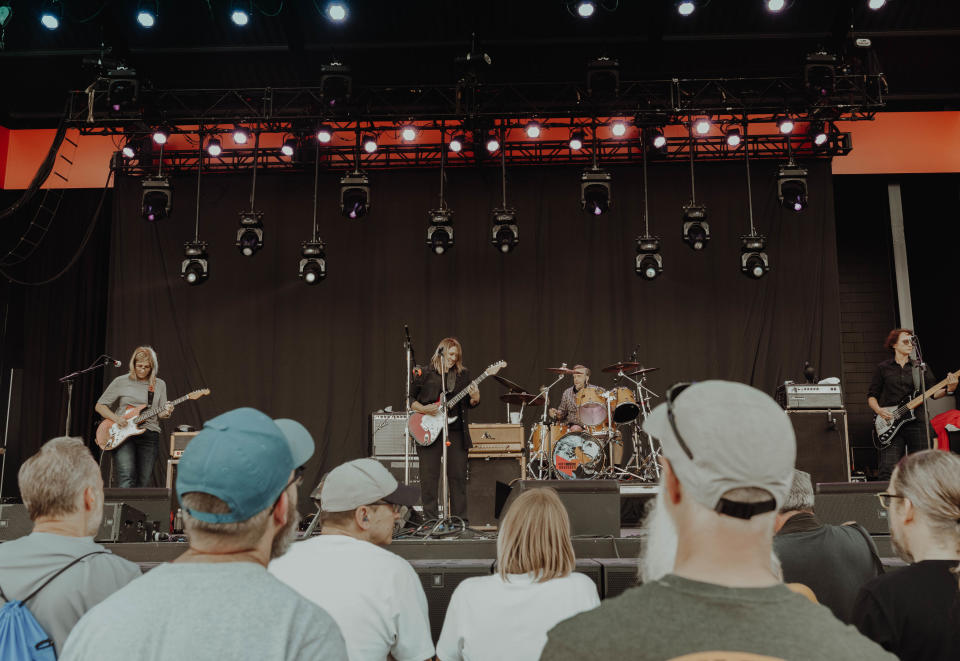 The Breeders perform at the Generac Power Stage during Summerfest on Friday, June 24, 2022.