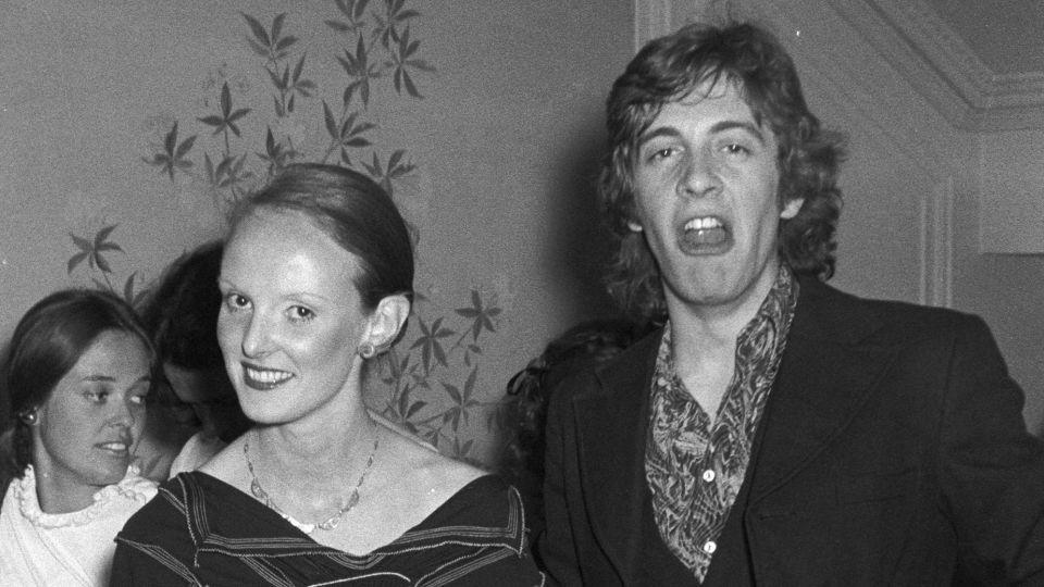 Here, Coddington and Christie take different, playful approaches to posing for a photographer, at a charity fashion show held at the Savoy Hotel in London in 1973. - Fairchild Archive/Penske Media/Getty Images