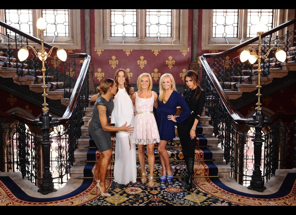 <strong>2012</strong>  The Spice Girls during a photocall at the St Pancras Renaissance Hotel in London to launch Viva Forever the musical