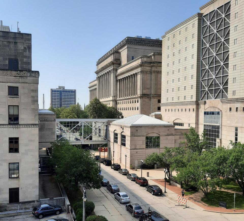 The Milwaukee County Courthouse and County Jail.