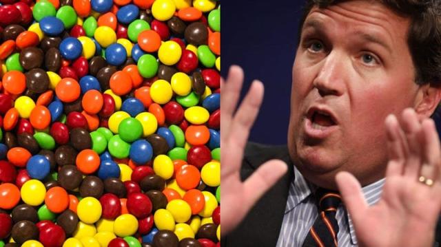 Tucker Carlson Is Mad at M&M's Again