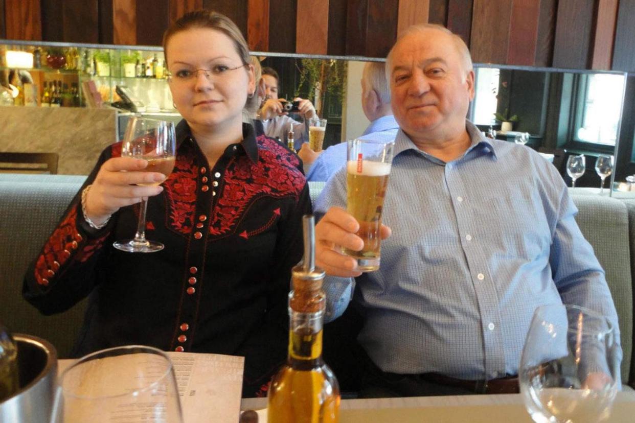 Poisoned: former Russian spy Sergei Skripal and his daughter Yulia