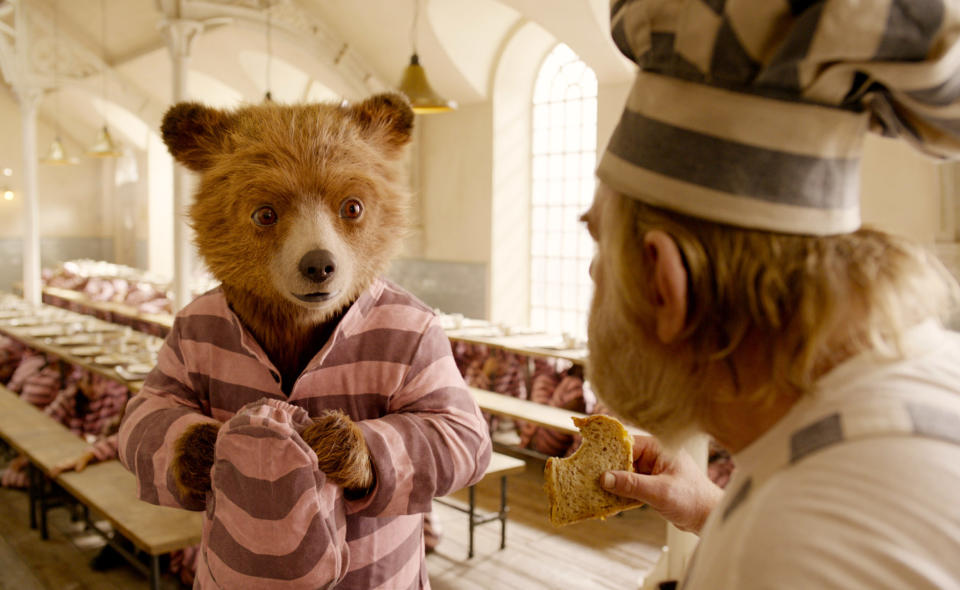 Paddington is back for more fun and marmalade in <em>Paddington 2.</em> (Photo: Warner Bros./Courtesy of Everett Collection)